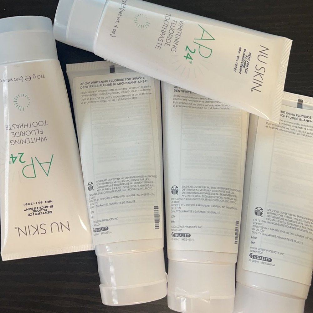 5 tubes Nuskin Whitening Fluoride Toothpaste AP24